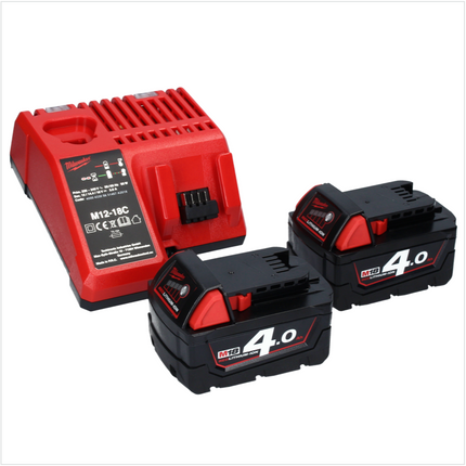 Martillo combinado a batería Milwaukee M18 CHPX-402 18 V 4.0 J SDS Plus Brushless + 2x baterías 4.0 Ah + cargador