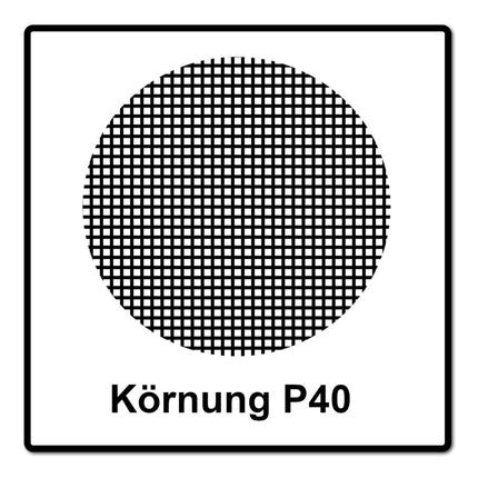 Discos abrasivos Mirka ABRANET ACE HD Agarre 225 mm P40 10 piezas (2x AH22300540)