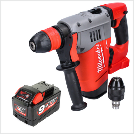 Martillo combinado a batería Milwaukee M18 CHPX-901 18 V 4.0 J SDS Plus Brushless + 1x batería 9.0 Ah - sin cargador