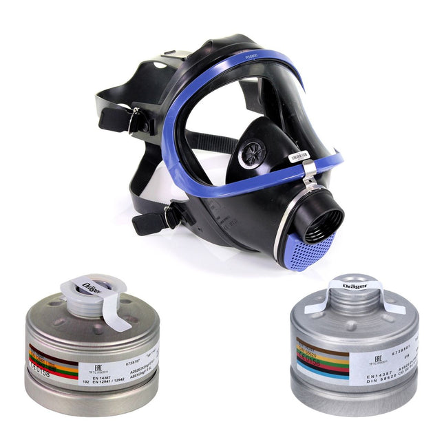Mascarilla facial Dräger X-plore 6300 (R55800) EN 148-1 / EN 136 Clase 2 + )