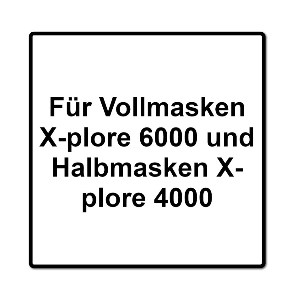 Dräger Rd40 2x Filtro per particelle P3 R ( 2x 6738932 ) - per maschere X-plore 6000 e semimaschere X-plore 4000