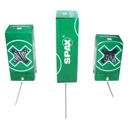 SPAX IN.FORCE Screw 6.0 x 200mm - Full thread - Cylindrical head - Torx T-STAR Plus T30 - WIROX - 4CUT drill point - 500 pcs. ( 5x 1211010602005)