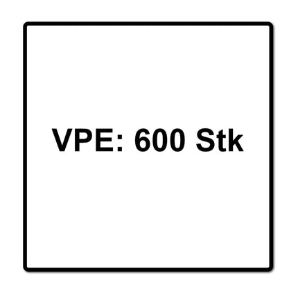 Tornillo de cabeza plana para pared trasera SPAX 3,0 x 25 mm 600 piezas (2x 0151010300253) Torx T-STAR Plus T10 para paredes traseras sin lente rosca completa Wirox 4Cut