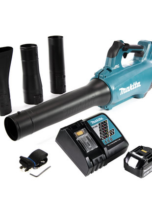 Soplador a batería Makita DUB 184 RF1 18 V sin escobillas + 1x batería 3,0 Ah + cargador