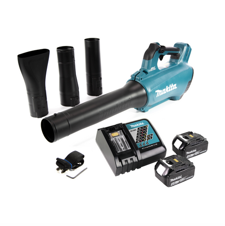 Makita DUB 184 RM batterie prompteur 18 V sans balais + 2x batterie 4,0 Ah + chargeur