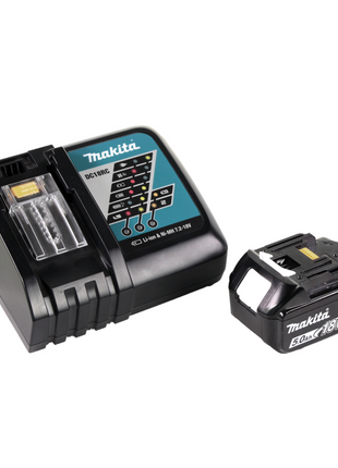 Makita DUB 184 RT1 akumulatorowa dmuchawa 18 V bezszczotkowa + 1x akumulator 5,0 Ah + ładowarka