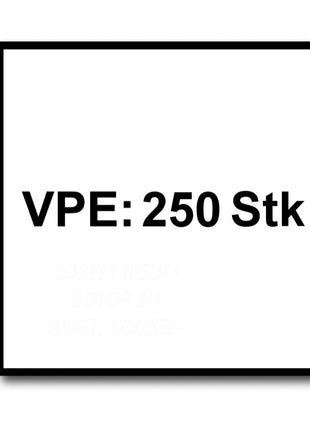 Tornillo cabeza placa SPAX HI.FORCE 6,0 x 220 mm 250 piezas (5x 0251010602205) Torx T-Star Plus T30 rosca parcial Wirox 4Cut