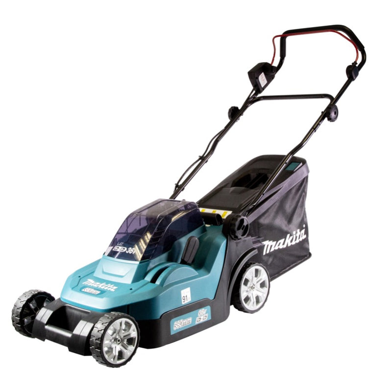 Makita DLM 382 Z Cortacésped sin cable 36 V ( 2x 18 V ) 38 cm 40 l Solo - sin batería, sin cargador