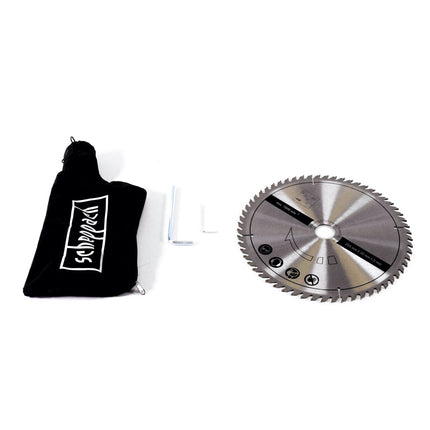 Sierra tronzadora Scheppach HM254 2000 W 255 mm (5901216901) + 1x hoja de sierra 60Z HW + 1x hoja de sierra 48Z HW