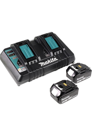 Cortacésped a batería Makita DLM 382 PF2 36 V (2x 18 V) 38 cm 40 l + 2x batería 3,0 Ah + cargador doble