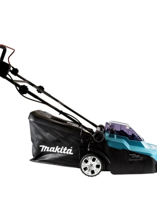 Cortacésped a batería Makita DLM 382 PM4 36 V (2x 18 V) 38 cm 40 l + 4x batería 4,0 Ah + cargador doble