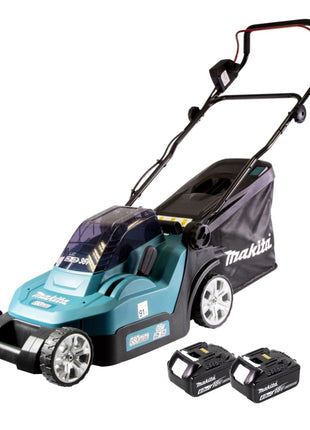 Cortacésped a batería Makita DLM 382 G2 36 V (2x 18 V) 38 cm 40 l + 2x batería 6,0 Ah - sin cargador