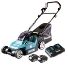 Cortacésped a batería Makita DLM 382 PG2 36 V (2x 18 V) 38 cm 40 l + 2x batería 6,0 Ah + cargador doble