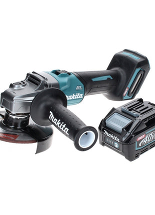 Amoladora angular a batería Makita GA 005 GM1 40 V máx. 125 mm sin escobillas XGT + 1x batería 4,0 Ah - sin cargador