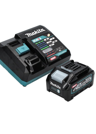 Amoladora angular a batería Makita GA 005 GM101 40 V máx. 125 mm sin escobillas XGT + 1x batería 4,0 Ah + cargador + Makpac