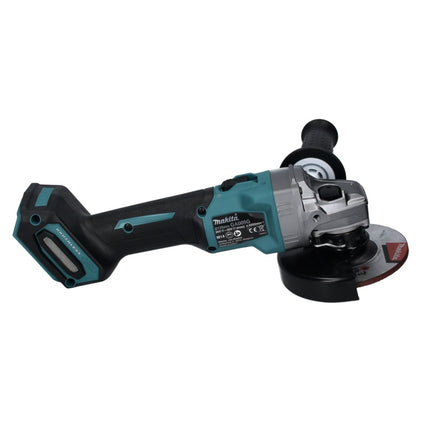 Amoladora angular a batería Makita GA 005 GD101 40 V máx. 125 mm sin escobillas XGT + 1x batería 2,5 Ah + cargador + campana de aspiración + Makpac