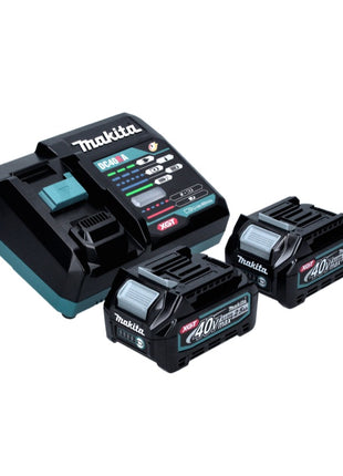 Makita GA 013 GD2 Meuleuse d'angle sans fil 40 V maxi 125 mm Brushless XGT + 2x Batteries 2,5 Ah + Chargeur