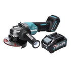 Amoladora angular a batería Makita GA 013 GM1 40 V máx. 125 mm sin escobillas XGT + 1x batería 4,0 Ah - sin cargador