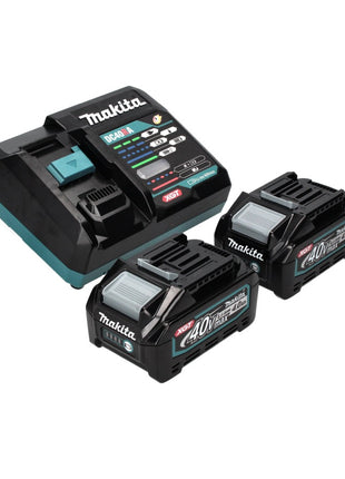 Amoladora angular a batería Makita GA 013 GM2 40 V máx. 125 mm sin escobillas XGT + 2x baterías 4,0 Ah + cargador