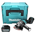 Amoladora angular a batería Makita GA 013 GD101 40 V máx. 125 mm sin escobillas XGT + 1x batería 2,5 Ah + Makpac - sin cargador