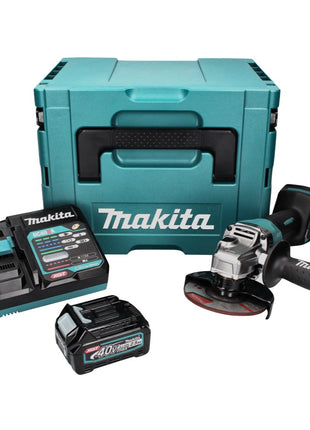 Makita GA 013 GD101 Akku Winkelschleifer 40 V max. 125 mm Brushless  XGT + 1x Akku 2,5 Ah + Ladegerät + Makpac