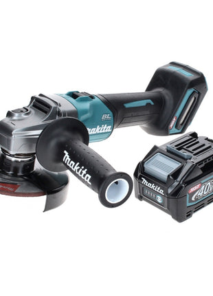 Makita GA 008 GM1 Meuleuse d'angle sans fil 40 V maxi 125 mm brushless XGT + 1x Batterie 4,0 Ah - sans chargeur