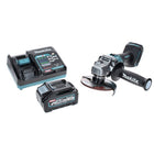 Amoladora angular a batería Makita GA 008 GM1 40 V máx. 125 mm sin escobillas XGT + 1x batería 4,0 Ah + cargador