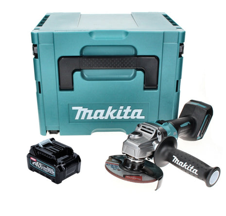 Makita GA 008 GD101 Akku Winkelschleifer 40 V max. 125 mm Brushless  XGT + 1x Akku 2,5 Ah + Makpac - ohne Ladegerät