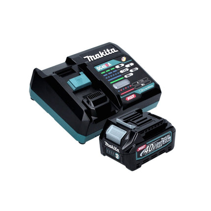 Ventilador de batería Makita CF 001 GD1 XGT 40 V máx. 235 mm funcionamiento con red + 1x batería 2,5 Ah + cargador