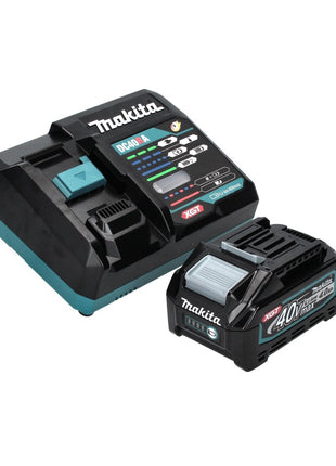 Amoladora angular a batería Makita GA 008 GM101 40 V máx. 125 mm sin escobillas XGT + 1x batería 4,0 Ah + cargador + Makpac