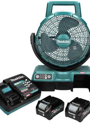 Makita CF 001 GD2 Akku Lüfter XGT 40 V max. 235 mm Ventilator Netzbetrieb + 2x Akku 2,5 Ah + Ladegerät