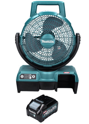 Makita CF 001 GM1 ventilador de batería XGT 40 V máx. 235 mm funcionamiento a red + 1x batería 4.0Ah - sin cargador