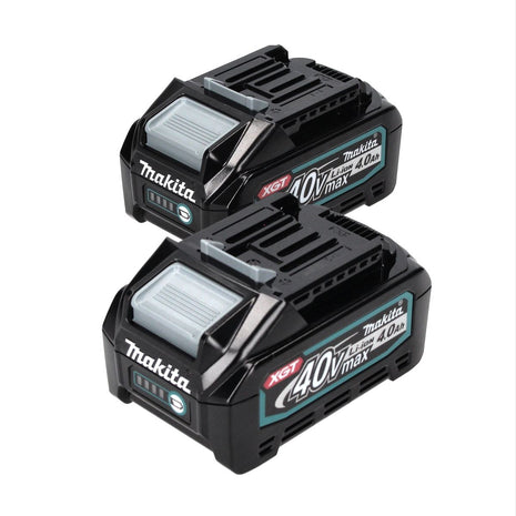 Makita Akku Set 2x BL 4040 40 V max. 4,0 Ah XGT Li-Ion Akku ( 2x 191B26-6 ) IP64 Schutzklasse mit LED Anzeige