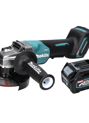 Amoladora angular a batería Makita GA 016 GD1 40 V máx. 125 mm sin escobillas XGT + 1x batería 2,5 Ah - sin cargador