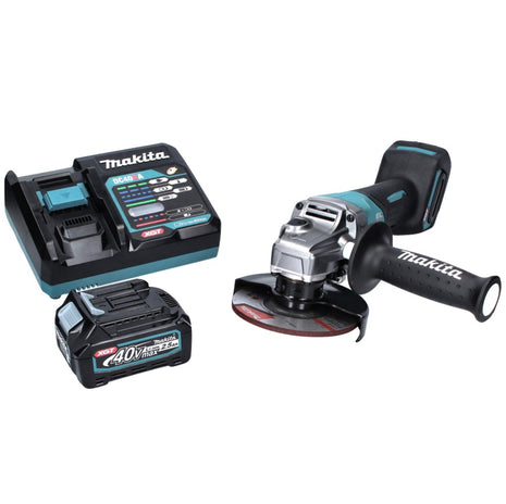 Makita GA 016 GD1 Meuleuse d'angle sans fil 40 V maxi 125 mm Brushless XGT + 1x Batterie 2,5 Ah + Chargeur