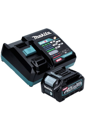 Amoladora angular a batería Makita GA 016 GD1 40 V máx. 125 mm sin escobillas XGT + 1x batería 2,5 Ah + cargador