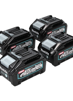 Juego de baterías Makita 4x BL 4040 40 V máx. 4,0 Ah XGT Li-Ion (4x 191B26-6) Clase de protección IP64 con pantalla LED