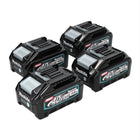 Juego de baterías Makita 4x BL 4040 40 V máx. 4,0 Ah XGT Li-Ion (4x 191B26-6) Clase de protección IP64 con pantalla LED