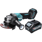 Makita GA 016 GM1 Smerigliatrice angolare a batteria 40 V max. 125 mm Brushless XGT + 1x Batteria 4,0 Ah - senza caricabatterie
