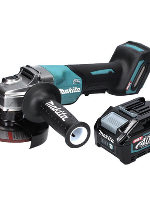 Makita GA 016 GM1 Meuleuse d'angle sans fil 40 V maxi 125 mm Brushless XGT + 1x Batterie 4.0 Ah - sans chargeur