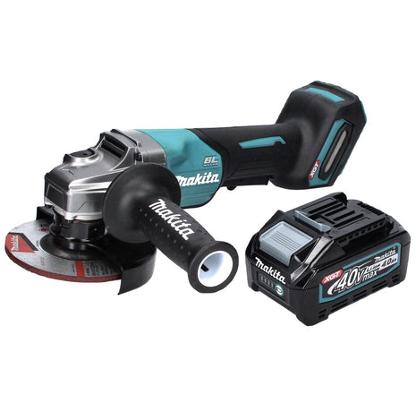 Makita GA 016 GM1 Meuleuse d'angle sans fil 40 V maxi 125 mm Brushless XGT + 1x Batterie 4.0 Ah - sans chargeur