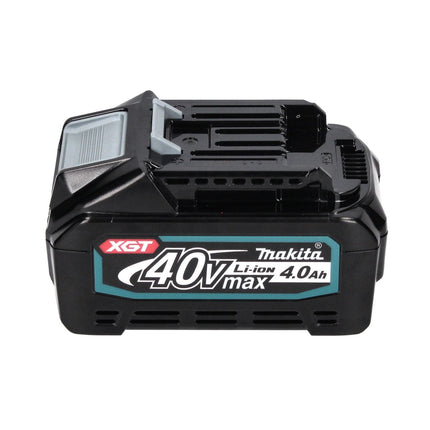 Kit di alimentazione Makita 40 V max. con batteria BL 4040 4,0 Ah XGT ( 191B26-6 ) + caricatore rapido DC 40 RA XGT LXT ( 191E07-8 )