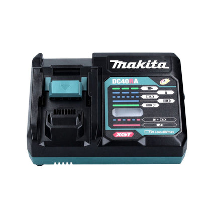 Kit di alimentazione Makita 40 V max. con 2x batteria BL 4040 4,0 Ah XGT ( 2x 191B26-6 ) + caricatore rapido DC 40 RA XGT LXT ( 191E07-8 )