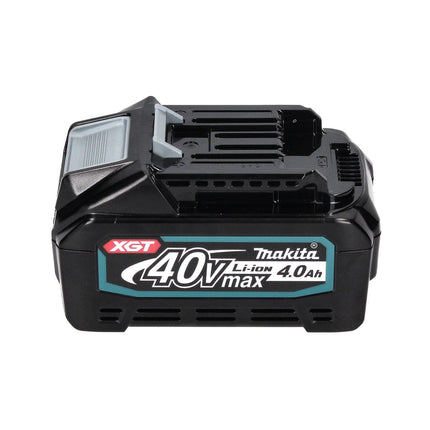 Kit di alimentazione Makita 40 V max. con 2x batteria BL 4040 4,0 Ah XGT ( 2x 191B26-6 ) + caricatore rapido DC 40 RA XGT LXT ( 191E07-8 )