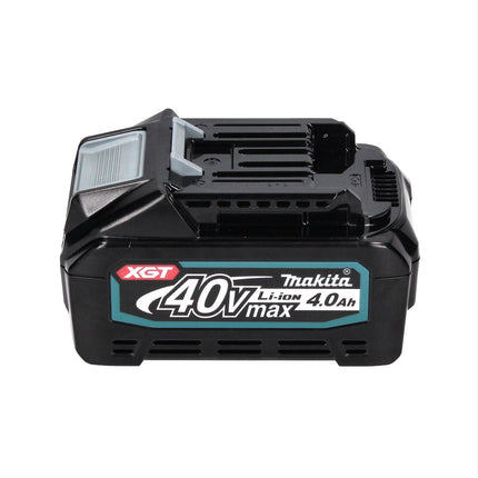 Kit di alimentazione Makita 40 V max. con 3 batterie BL 4040 da 4,0 Ah XGT ( 3x 191B26-6 ) + caricabatterie rapido DC 40 RA XGT LXT ( 191E07-8 )