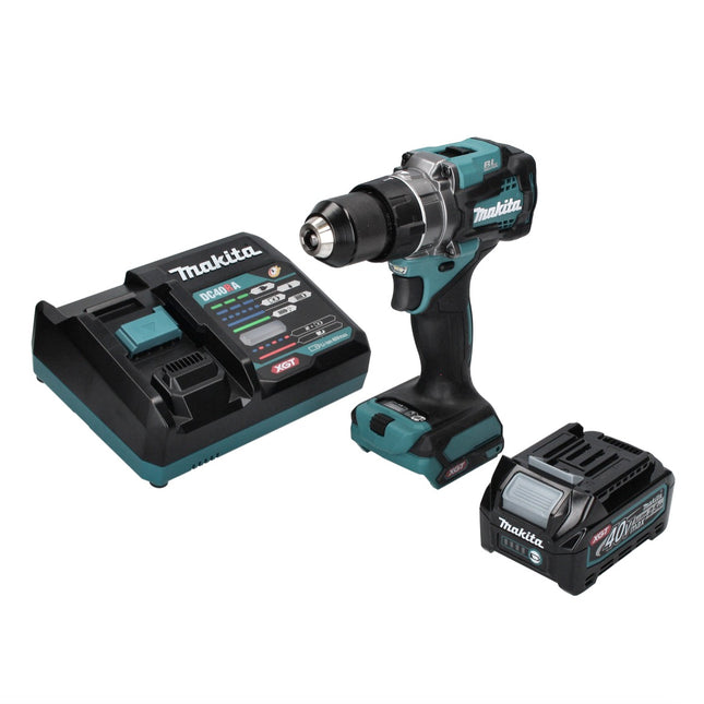 Makita DF 001 GD1 Taladro atornillador a batería 40 V máx. 140 Nm XGT sin escobillas + 1x batería recargable 2,5 Ah + cargador