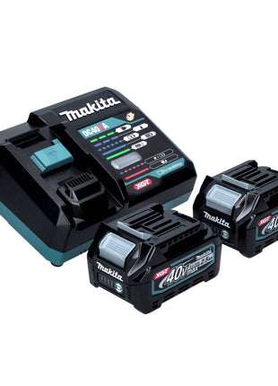 Makita DF 001 GD201 Perceuse-visseuse sans fil 40 V maxi 140 Nm XGT Brushless + 2x Batteries 2,5 Ah + Chargeur + Coffret Makpac