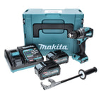 Makita DF 001 GM201 perceuse-visseuse sans fil 40 V max. 140 Nm XGT Brushless + 2x batterie 4,0 Ah + chargeur + Makpac