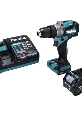 Taladro percutor a batería Makita HP 001 GD1 40 V máx. 140 Nm XGT Brushless + 1x batería 2,5 Ah + cargador