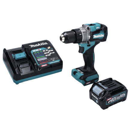 Taladro percutor a batería Makita HP 001 GD1 40 V máx. 140 Nm XGT Brushless + 1x batería 2,5 Ah + cargador